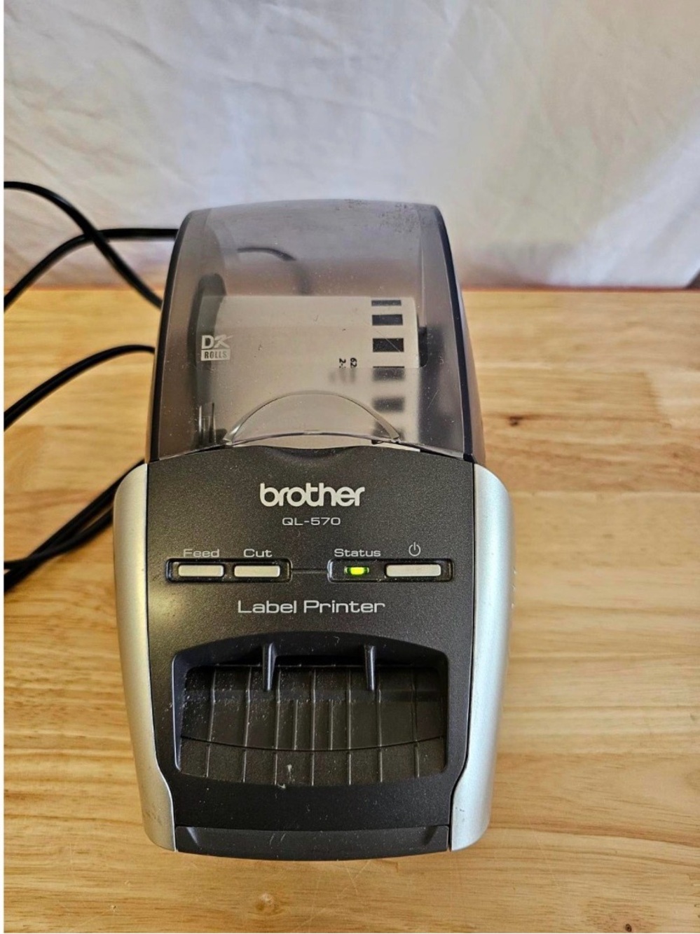 Brother QL-570 Label Printer in Black and Silver